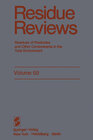 Buchcover Residue Reviews