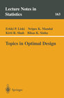 Buchcover Topics in Optimal Design