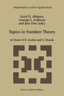 Buchcover Topics in Number Theory