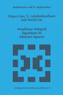 Buchcover Nonlinear Integral Equations in Abstract Spaces