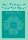 Buchcover New Phenomena in Subnuclear Physics