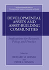 Buchcover Developmental Assets and Asset-Building Communities