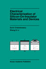 Buchcover Electrical Characterization of Silicon-on-Insulator Materials and Devices