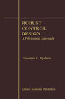 Buchcover Robust Control Design