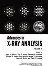 Buchcover Advances in X-Ray Analysis