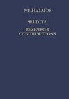Buchcover Selecta I - Research Contributions
