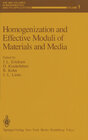 Buchcover Homogenization and Effective Moduli of Materials and Media