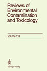 Buchcover Reviews of Environmental Contamination and Toxicology