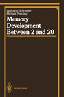 Buchcover Memory Development Between 2 and 20