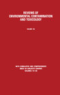 Buchcover Reviews of Environmental Contamination and Toxicology