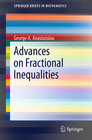 Buchcover Advances on Fractional Inequalities