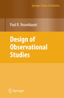 Buchcover Design of Observational Studies