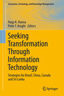 Buchcover Seeking Transformation Through Information Technology