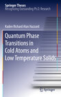 Buchcover Quantum Phase Transitions in Cold Atoms and Low Temperature Solids