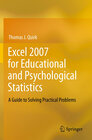 Buchcover Excel 2007 for Educational and Psychological Statistics