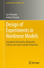 Buchcover Design of Experiments in Nonlinear Models