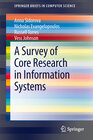 Buchcover A Survey of Core Research in Information Systems
