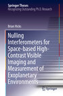 Buchcover Nulling Interferometers for Space-based High-Contrast Visible Imaging and Measurement of Exoplanetary Environments