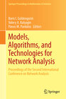 Buchcover Models, Algorithms, and Technologies for Network Analysis