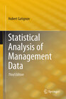Buchcover Statistical Analysis of Management Data