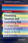 Buchcover Preventing Terrorism and Controlling Risk