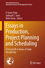 Buchcover Essays in Production, Project Planning and Scheduling