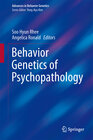 Buchcover Behavior Genetics of Psychopathology