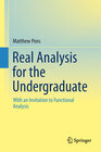 Buchcover Real Analysis for the Undergraduate