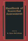 Buchcover Handbook of Nonverbal Assessment