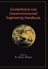 Buchcover Geotechnical and Geoenvironmental Engineering Handbook