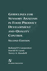 Buchcover Guidelines for Sensory Analysis in Food Product Development and Quality Control