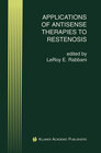Buchcover Applications of Antisense Therapies to Restenosis