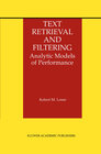 Buchcover Text Retrieval and Filtering