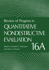 Buchcover Review of Progress in Quantitative Nondestructive Evaluation
