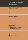 Buchcover Majorization and the Lorenz Order: A Brief Introduction