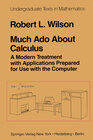 Buchcover Much Ado About Calculus