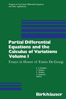 Buchcover Partial Differential Equations and the Calculus of Variations