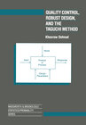 Buchcover Quality Control, Robust Design, and the Taguchi Method