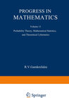 Buchcover Progress in Mathematics