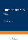 Buchcover Biomembranes