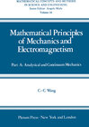 Buchcover Mathematical Principles of Mechanics and Electromagnetism