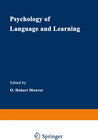 Buchcover Psychology of Language and Learning