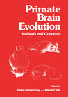 Buchcover Primate Brain Evolution