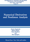 Buchcover Numerical Derivatives and Nonlinear Analysis