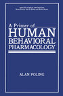 Buchcover A Primer of Human Behavioral Pharmacology