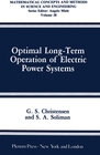 Buchcover Optimal Long-Term Operation of Electric Power Systems