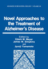 Buchcover Novel Approaches to the Treatment of Alzheimer’s Disease