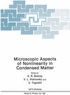 Buchcover Microscopic Aspects of Nonlinearity in Condensed Matter