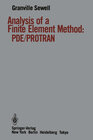 Buchcover Analysis of a Finite Element Method