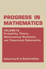 Buchcover Probability Theory, Mathematical Statistics, and Theoretical Cybernetics